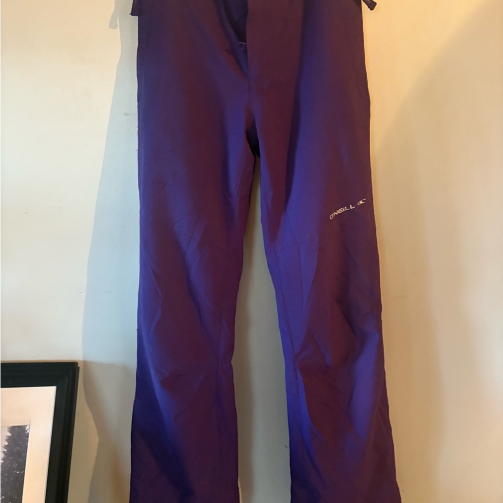 Girls O'Neill Purple Snowpant Ski Snowboard Pants Adjustable Waist Size 14 L - Picture 4 of 7
